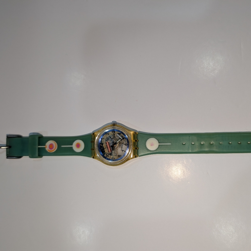1994 Swiss Made Swatch Skeleton Watch, Rare
